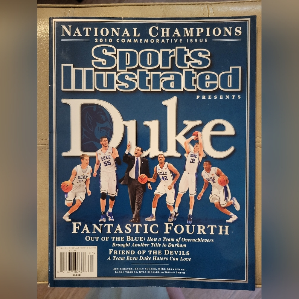 2010 Sports Illustrated Duke Commemorative Edition Magazine
